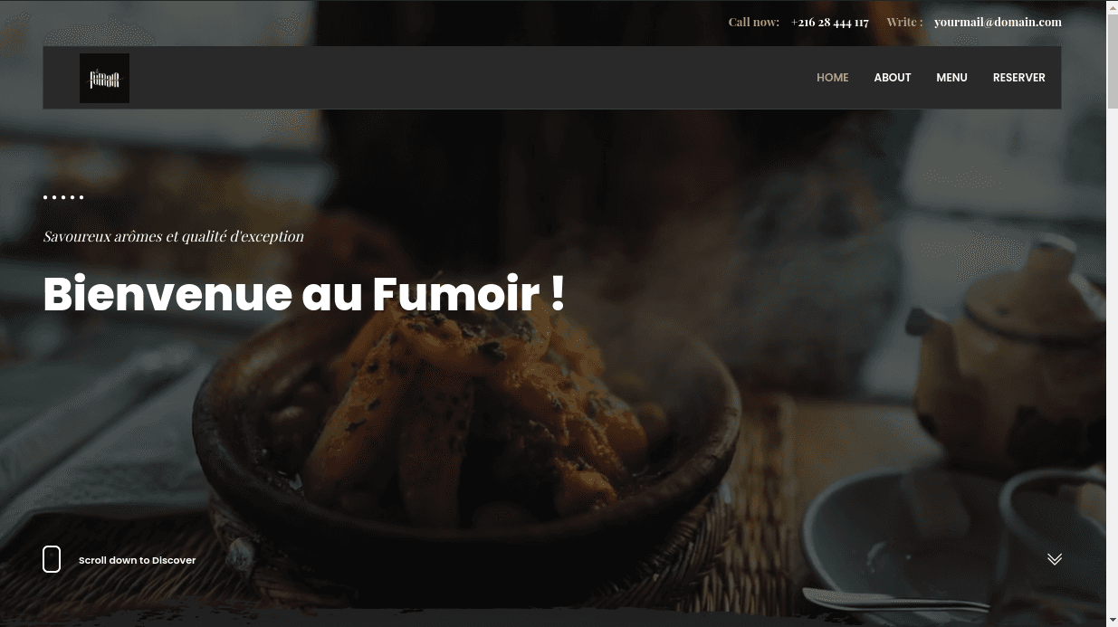 Le Fumoir · aperçu du projet